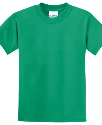 Port & Company Youth 5050 CottonPoly T Shirt PC55Y in Kelly