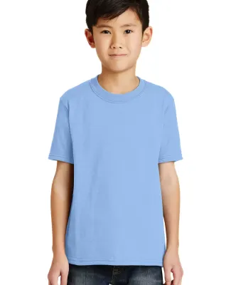 Port & Company Youth 5050 CottonPoly T Shirt PC55Y in Light blue