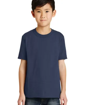 Port & Company Youth 5050 CottonPoly T Shirt PC55Y in Navy