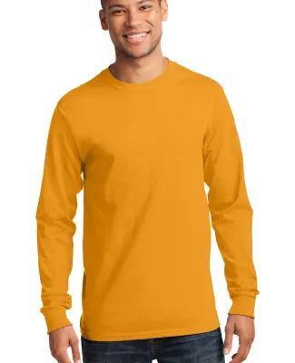 Port  Company Long Sleeve Essential T Shirt PC61LS Gold