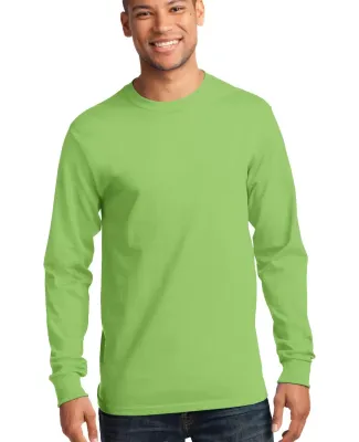 Port  Company Long Sleeve Essential T Shirt PC61LS Lime