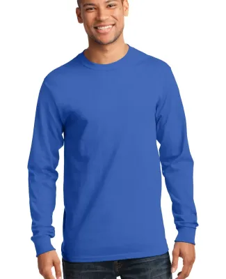 Port  Company Long Sleeve Essential T Shirt PC61LS Royal Blue