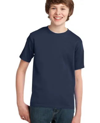 Port & Company Youth Essential T Shirt PC61Y Navy