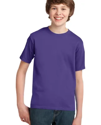 Port & Company Youth Essential T Shirt PC61Y Purple