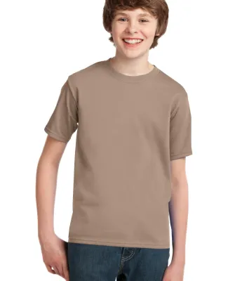 Port & Company Youth Essential T Shirt PC61Y Sand