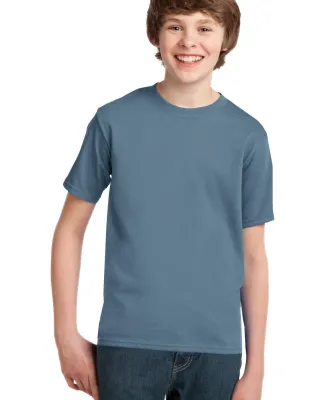 Port & Company Youth Essential T Shirt PC61Y Stonewshd Blue