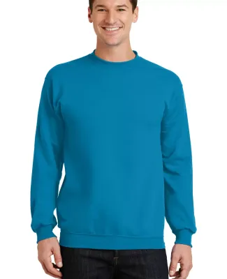 Port  Company Classic Crewneck Sweatshirt PC78 Neon Blue