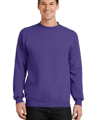 Port  Company Classic Crewneck Sweatshirt PC78 Purple