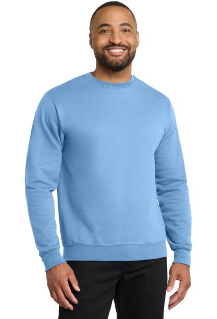 Port & Company Classic Crewneck Sweatshirt PC78 in Light blue