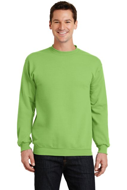 Port & Company Classic Crewneck Sweatshirt PC78 in Lime