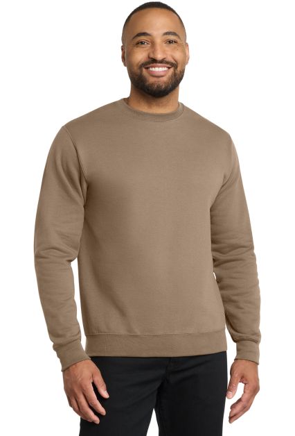 Port & Company Classic Crewneck Sweatshirt PC78 in Sand