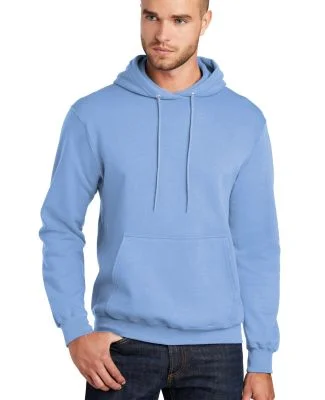 Port & Company Classic Pullover Hooded Sweatshirt  in Light blue