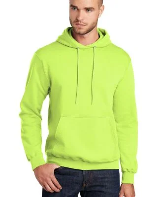 Port & Company Classic Pullover Hooded Sweatshirt  in Neon yellow