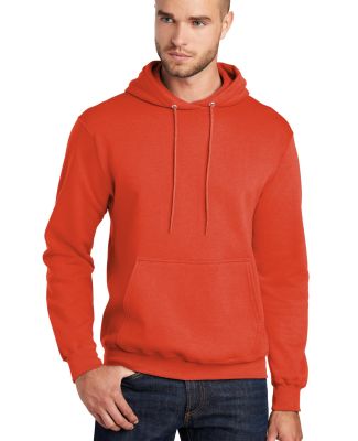 Port & Company Classic Pullover Hooded Sweatshirt  in Orange
