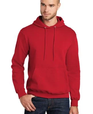 Port & Company Classic Pullover Hooded Sweatshirt  in Red
