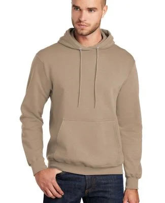 Port & Company Classic Pullover Hooded Sweatshirt  in Sand