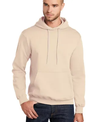 Port & Company Classic Pullover Hooded Sweatshirt  in Creme