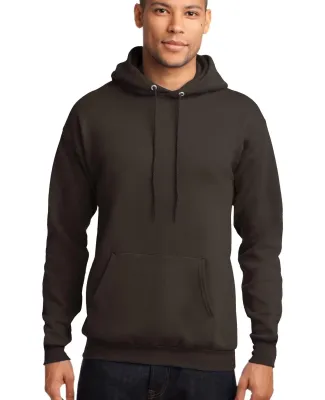 Port & Company Classic Pullover Hooded Sweatshirt  in Dk choc brown