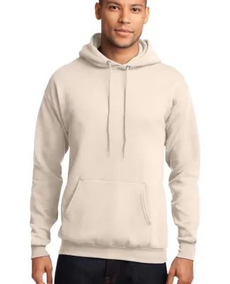 Port & Company Classic Pullover Hooded Sweatshirt  in Natural