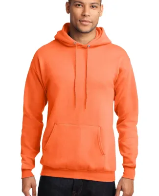 Port & Company Classic Pullover Hooded Sweatshirt  in Neon orange