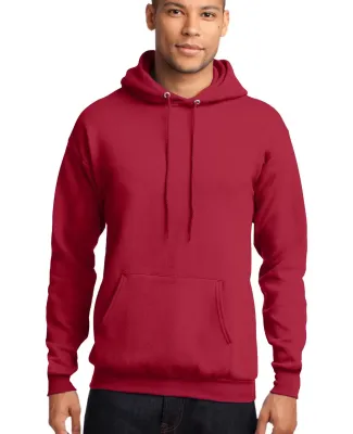 Port & Company Classic Pullover Hooded Sweatshirt  in Red