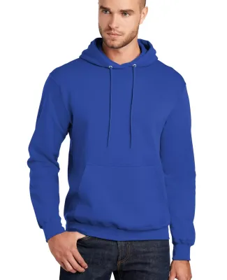 Port & Company Classic Pullover Hooded Sweatshirt  in True royal