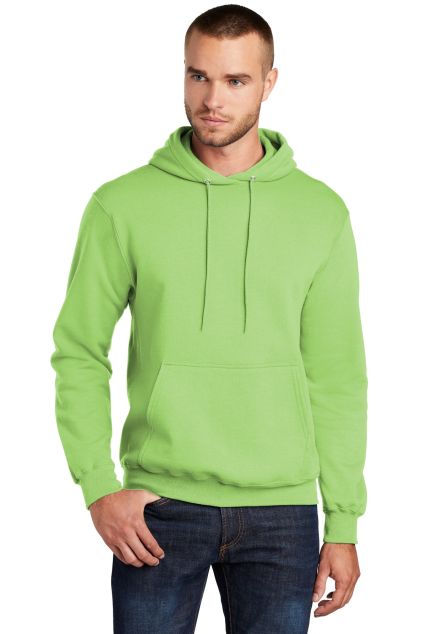 Port & Company Classic Pullover Hooded Sweatshirt  in Lime