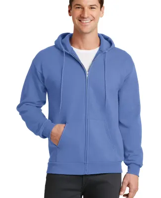 Port  Company Classic Full Zip Hooded Sweatshirt P Carolina Blue