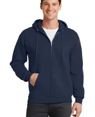 Port  Company Classic Full Zip Hooded Sweatshirt P Navy