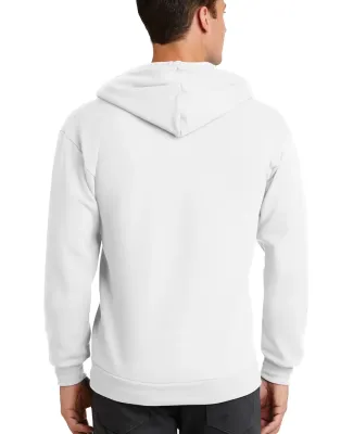 Port  Company Classic Full Zip Hooded Sweatshirt P White