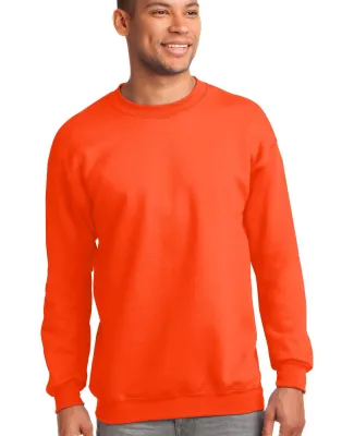 Port  Company Ultimate Crewneck Sweatshirt PC90 Safety Orange