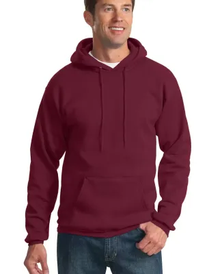 Port & Company Ultimate Pullover Hooded Sweatshirt in Cardinal