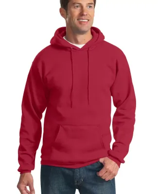 Port & Company Ultimate Pullover Hooded Sweatshirt in Red