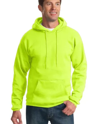 Port & Company Ultimate Pullover Hooded Sweatshirt in Safety green