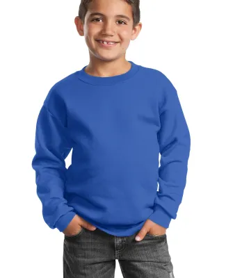 Port & Company Youth Crewneck Sweatshirt PC90Y Royal Blue
