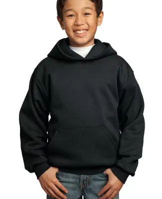Port  Company Youth Pullover Hooded Sweatshirt PC9 Jet Black