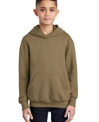 Port  Company Youth Pullover Hooded Sweatshirt PC9 Coyote Brown