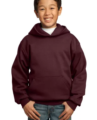 Port  Company Youth Pullover Hooded Sweatshirt PC9 Maroon