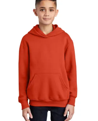 Port  Company Youth Pullover Hooded Sweatshirt PC9 Orange