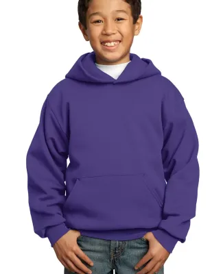 Port  Company Youth Pullover Hooded Sweatshirt PC9 Purple