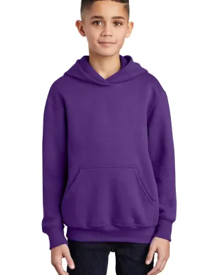 Port  Company Youth Pullover Hooded Sweatshirt PC9 Team Purple