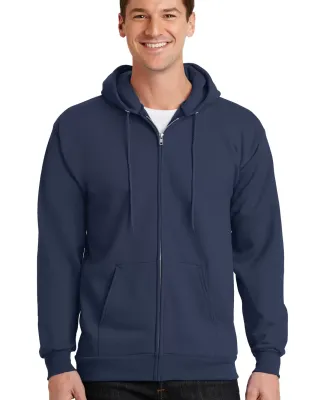 Port  Company Ultimate Full Zip Hooded Sweatshirt  Navy