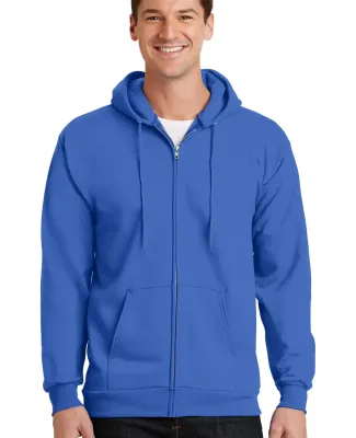 Port  Company Ultimate Full Zip Hooded Sweatshirt  Royal