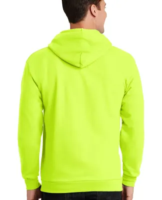 Port  Company Ultimate Full Zip Hooded Sweatshirt  Safety Green