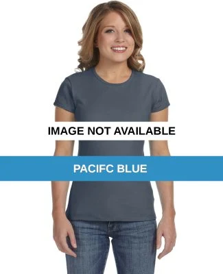 1001 Alo™ Ladies' Mesh Back T-shirt Pacifc Blue 