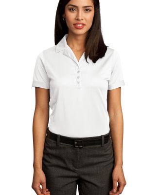 Red House Ladies Contrast Stitch Performance Pique White