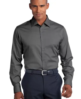 Red House Slim Fit Non Iron Pinpoint Oxford RH62 Charcoal