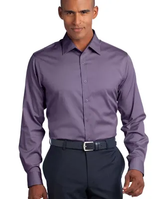 Red House Slim Fit Non Iron Pinpoint Oxford RH62 Purple Dusk