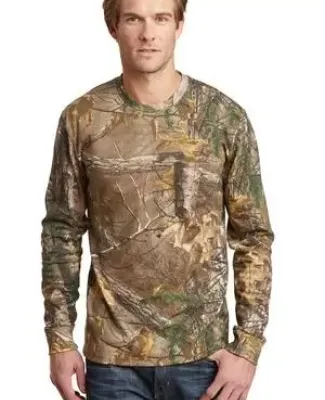 Russell Outdoors 8482 Realtree Long Sleeve Explorer 100 Cotton T Shirt with Pocket S020R Catalog