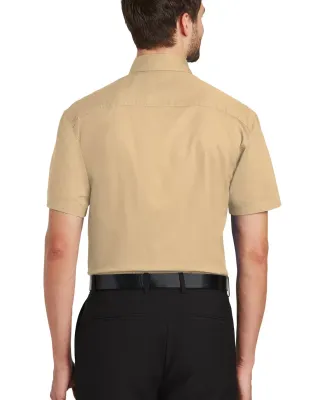 Port Authority Short Sleeve Twill Shirt S500T Stone